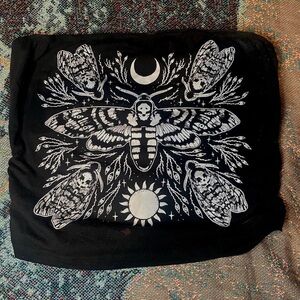Black Graphic Print T-Shirt
